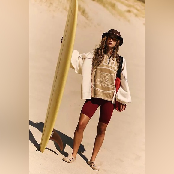 Free People Movement Double Header Graphic Crew Fern Combo NWT - Picture 2 of 4